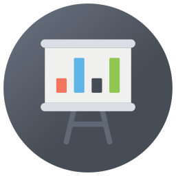 Business presentation icon