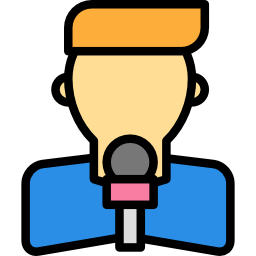 News reporter icon