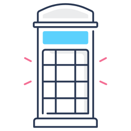 Phone booth icon