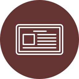 Business card icon