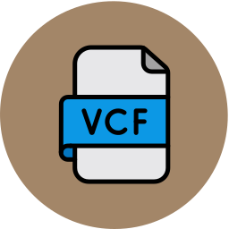 fichier vcf Icône