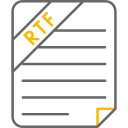 fichier rtf Icône