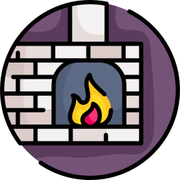 Pizza oven icon