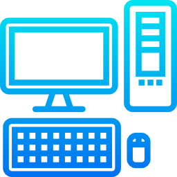 Desktop computer icon