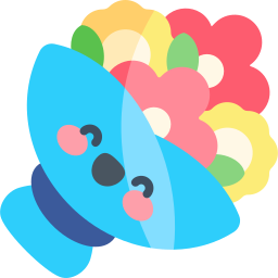 Flower bouquet icon