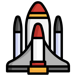 Rocket ship icon