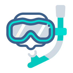 Diving mask icon