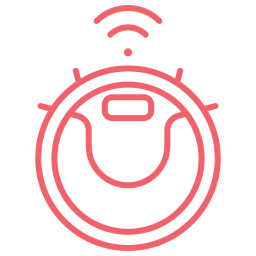 Robot vacuum cleaner icon