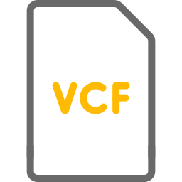 fichier vcf Icône