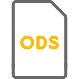 Ods file icon