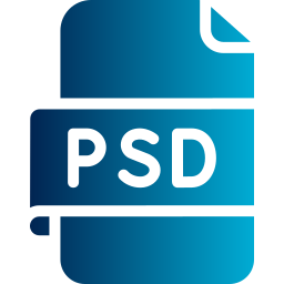 arquivo psd Ícone