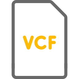 fichier vcf Icône