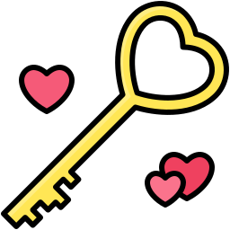 Love key icon