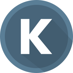 Letter k icon