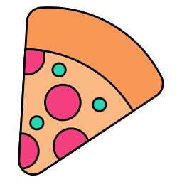 fatia de pizza Ícone