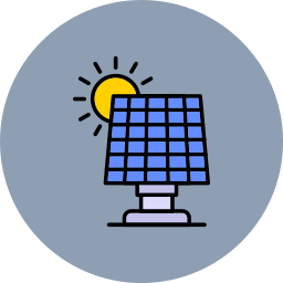 Solar panel icon