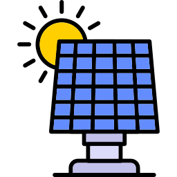 Solar panel icon