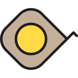 Measuring tape icon