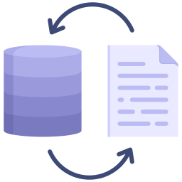 Data transformation icon