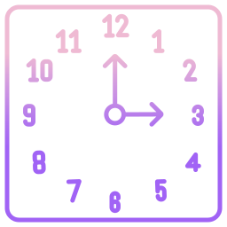 horloge Icône