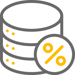 percentuale icona