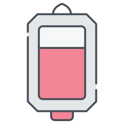 Blood bag icon