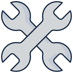 Wrench tool icon