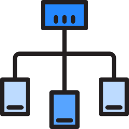 diagramma di flusso icona