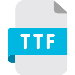 ttf-bestand icoon