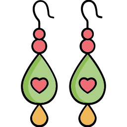 Dangle earrings icon