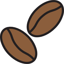 Coffee bean icon