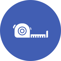 Measuring tape icon