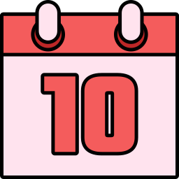 numero 10 icona