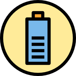 Half battery icon