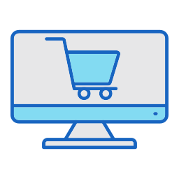 Online shopping icon