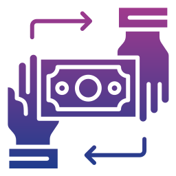 Money exchange icon