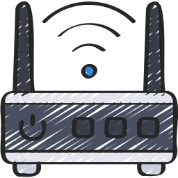 draadloze router icoon