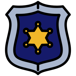 distintivo de polícia Ícone