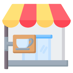 Coffee shop icon