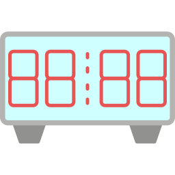 Digital clock icon