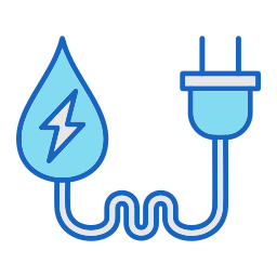 Water energy icon