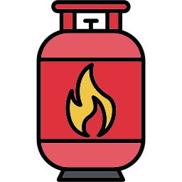 Gas cylinder icon