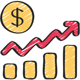 Profit growth icon