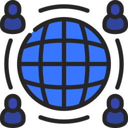 globales netzwerk icon