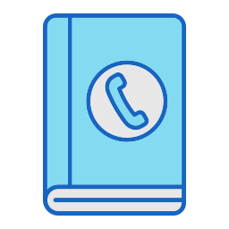 Phone book icon