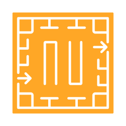 plan d'évacuation Icône