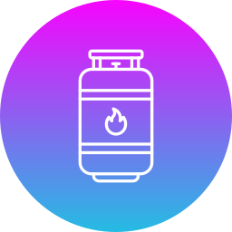 Gas cylinder icon