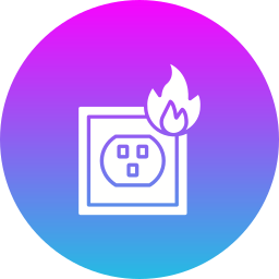 Electric fire icon