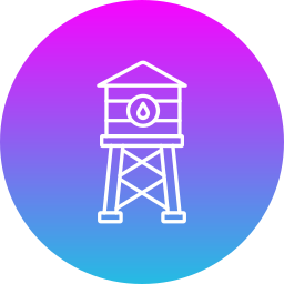 Water tower icon