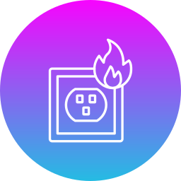 Electric fire icon